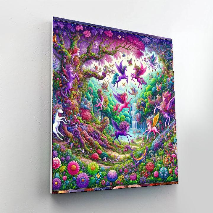 Magical Fantasy Landscape Paint By Number