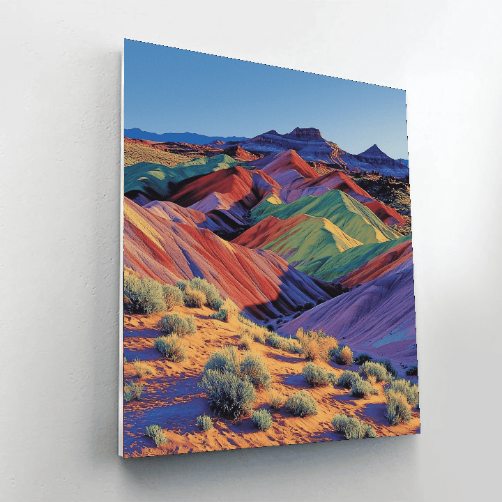 Rainbow Valley - Chile Number Painting