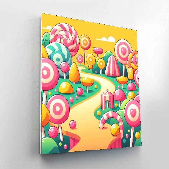 Candyland Dreamscape Paint By Color