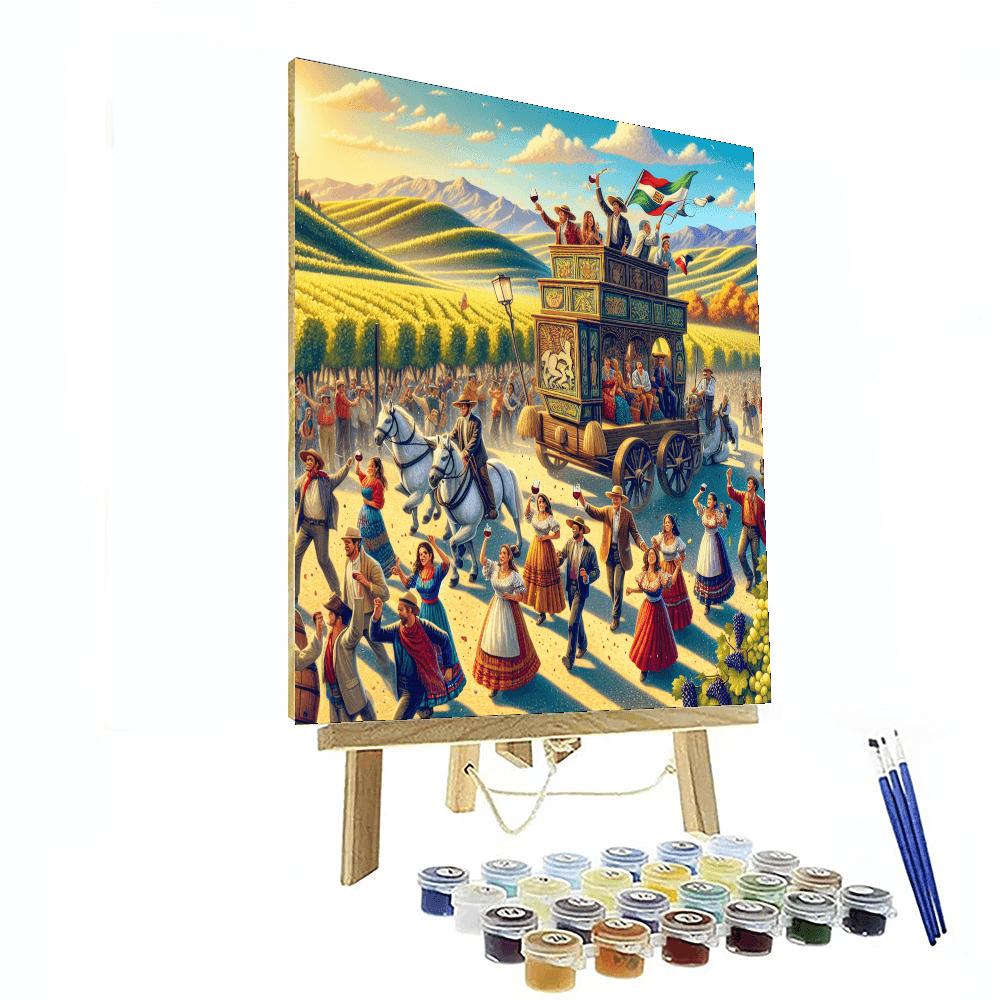 Fiesta Nacional De La Vendimia - Mendoza Paint By Numbers Kits