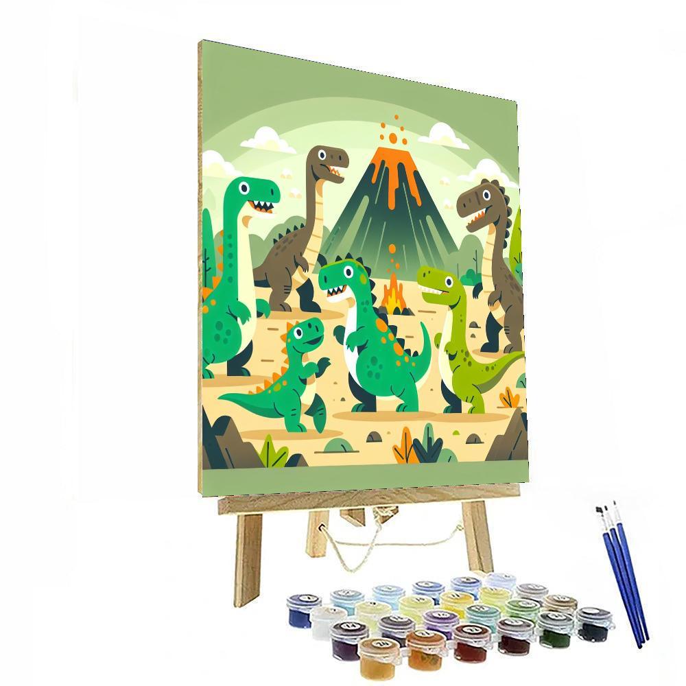 Ancient Dino Discoveries Paint By Numbers Kits