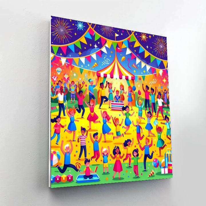 Fantasy Festival Celebration Numbered Painting Kits