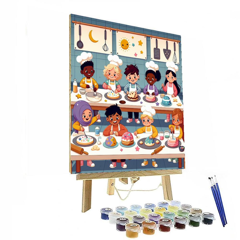 Celestial Baking Contest Painting Number Kit