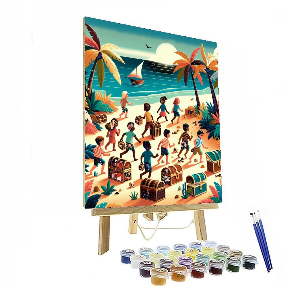 The Great Treasure Hunt Number Painting