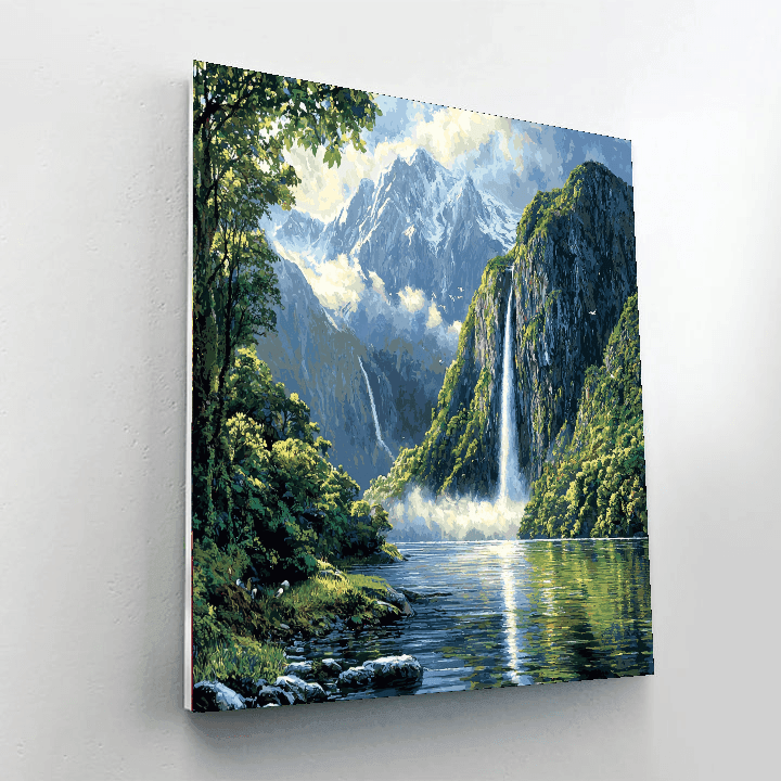 Fiordland National Park - South Island Painting Number Kit