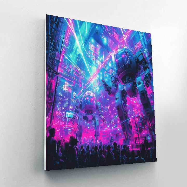 Robot Restaurant - Tokyo Paint By Numbers Kits