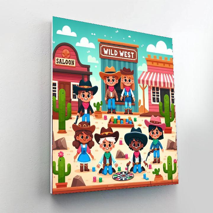 Whimsical Wild West Paint By Numbers Kits