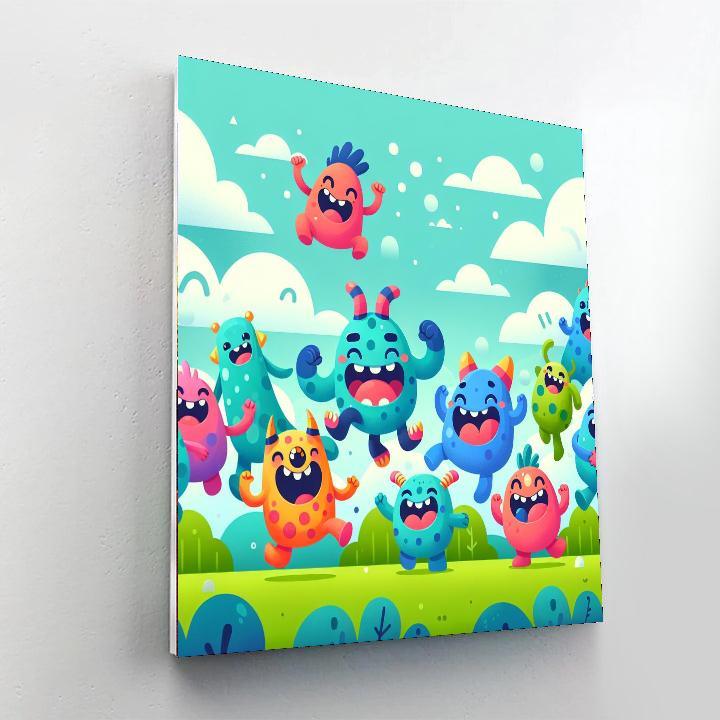 Adventure With Monster Friends Paint By Color