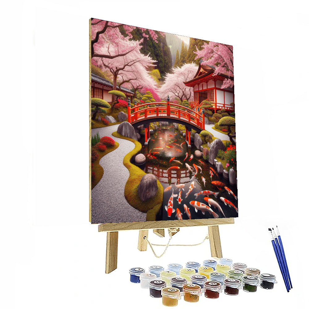 Serenity of a Japanese Garden - DIY Painting By Numbers Kit – Artistry Rack