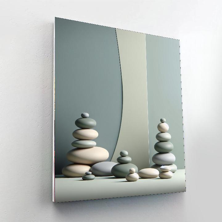 Zen Stone Meditation Painting Number Kit