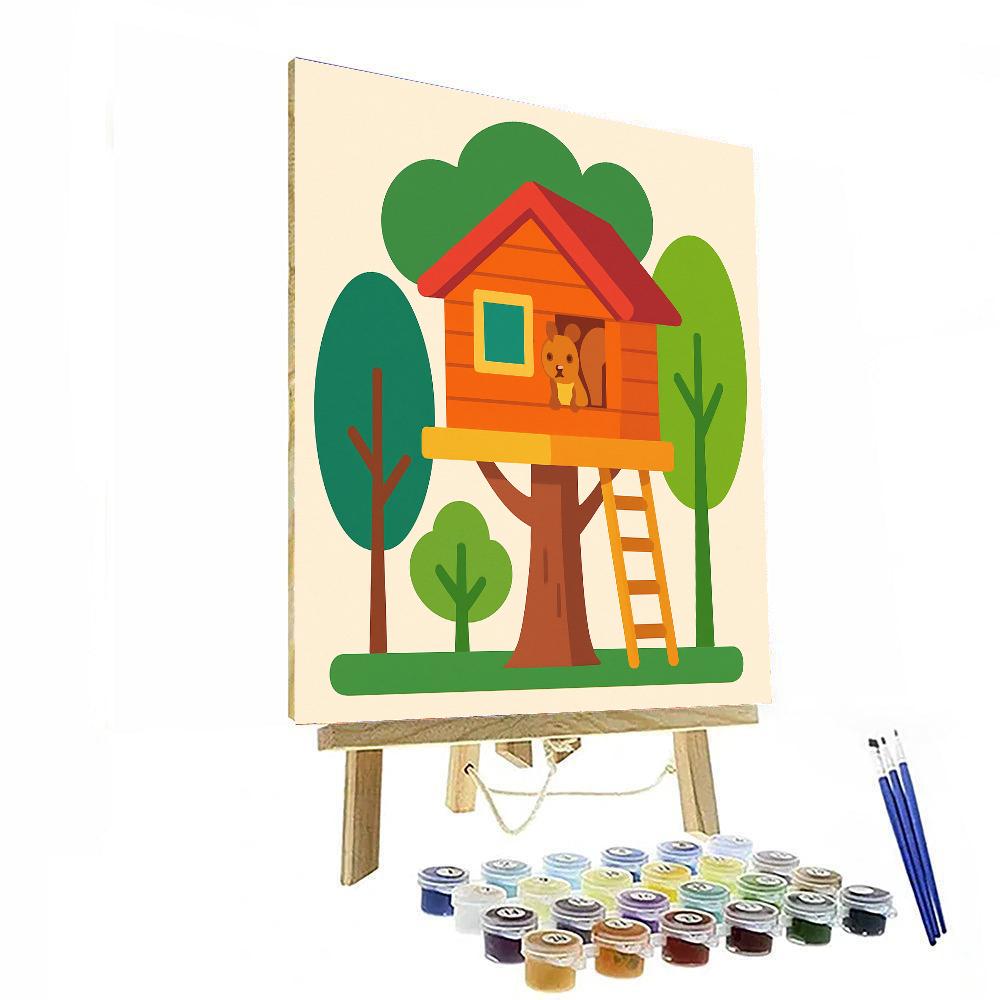 Secret Forest Hideout Numbered Painting Kits