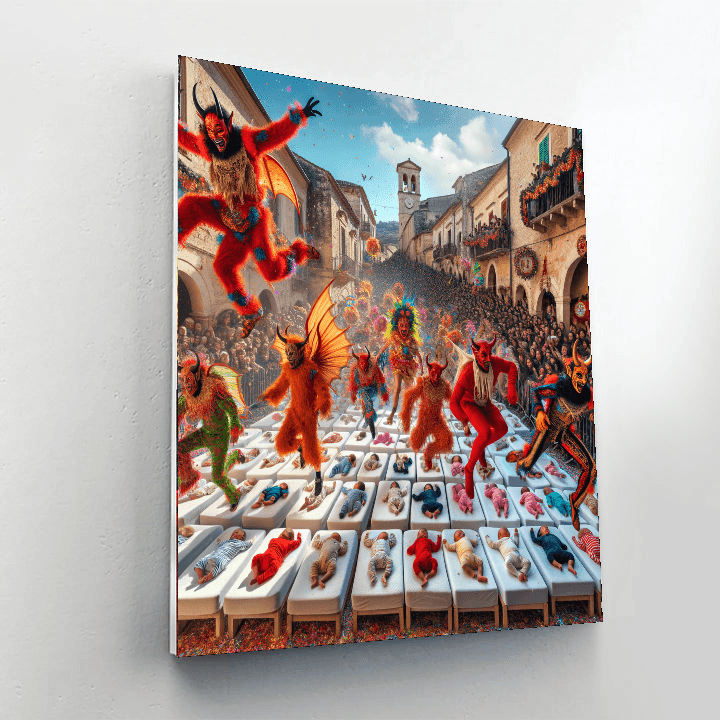 El Colacho - Spain DIY Paint By Numbers