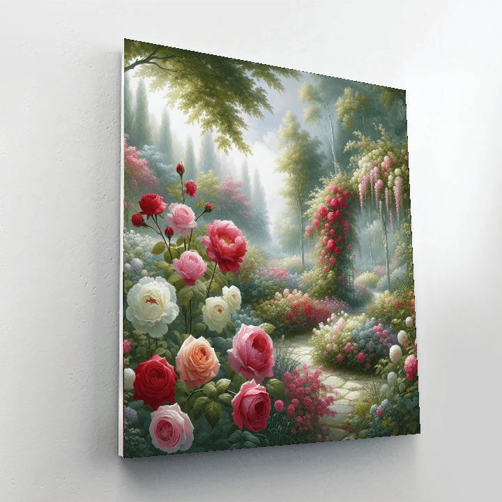 Harmonious Garden Melody Painting Number Kit