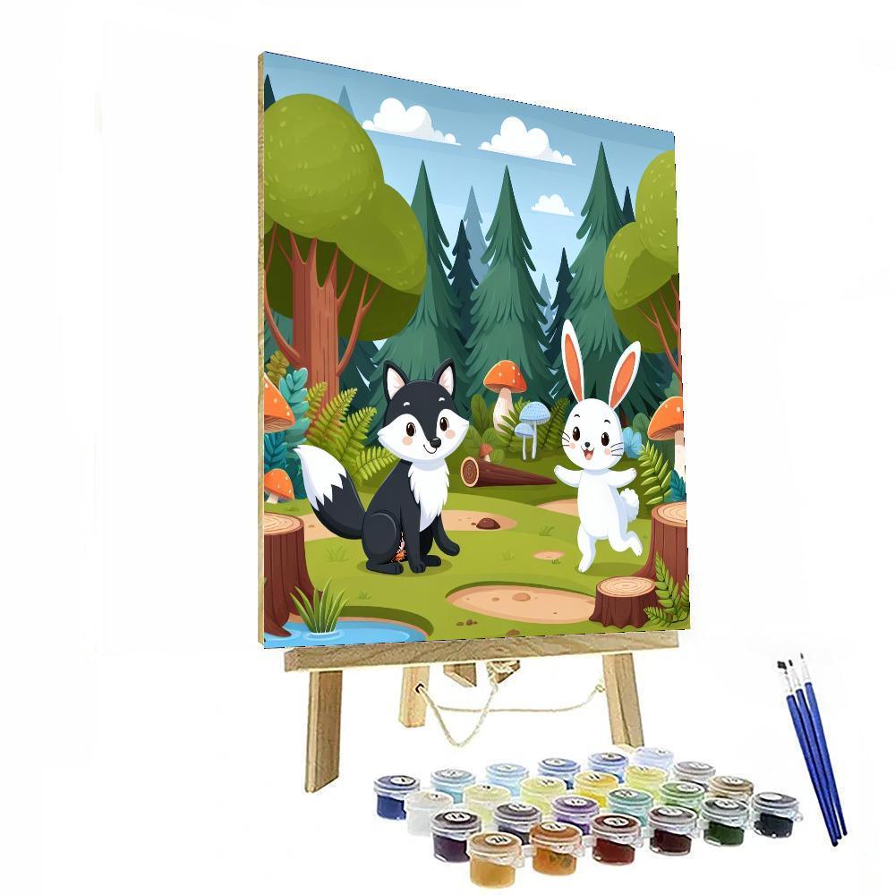 Caring Woodland Creatures Paint By Numbers Kits