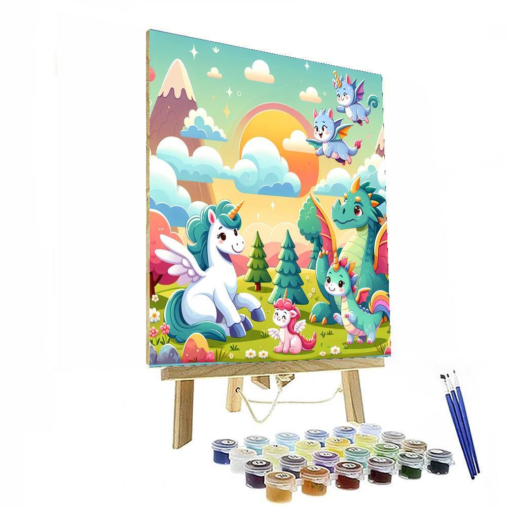 Artistic Mythical Creatures Paint By Number
