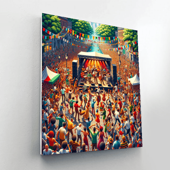 The Fête De La Musique Paint By Number