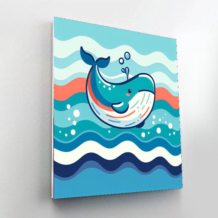 Whale Watching Paint By Numbers