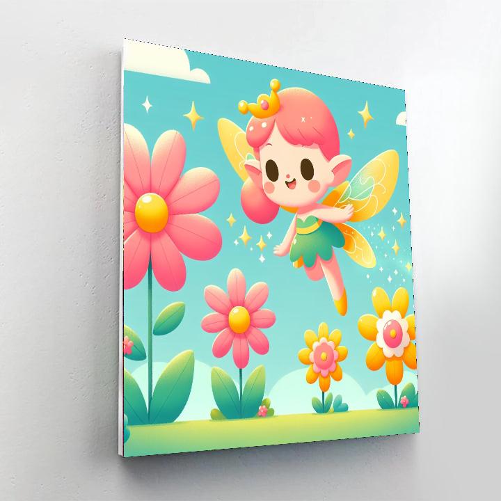Magic Garden Fairy Paint By Numbers