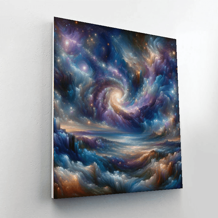 Galactic Horizon DIY Paint By Numbers