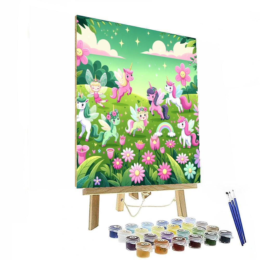 Meadow Of Mischief And Magic Paint By Numbers Art