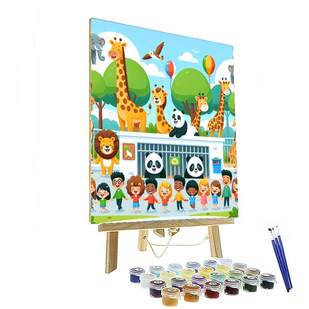 Cuddly Zoo Adventures Paint By Numbers Kits