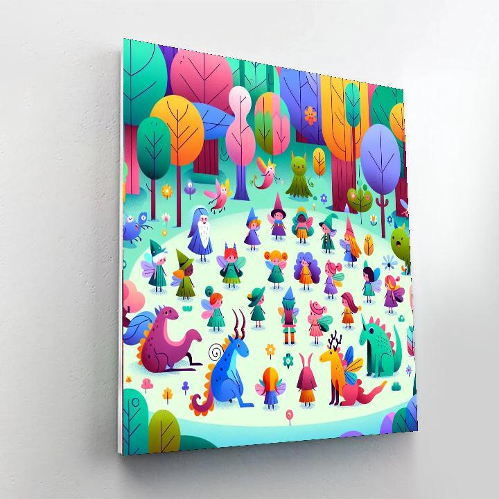 Fairy Tale Forest Magic Paint By Numbers Kits
