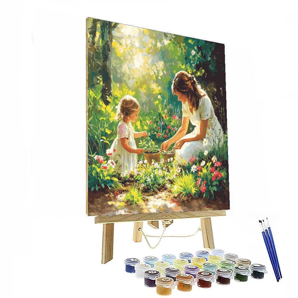 Garden Of Mother's Dreams Number Painting