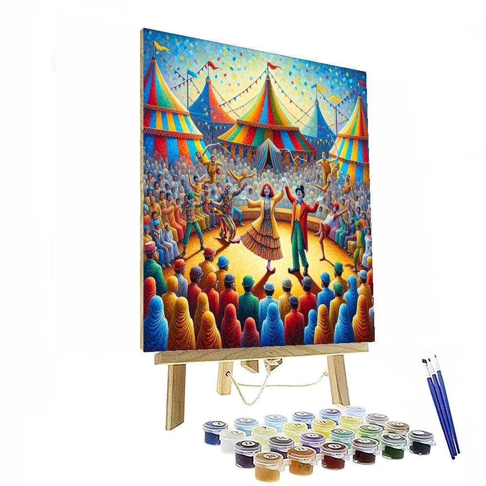 Joyous Circus Celebration Paint By Numbers
