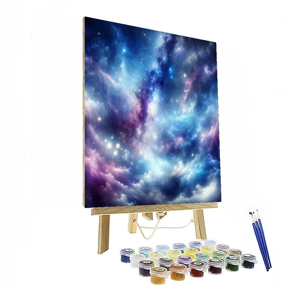 Dreamy Cosmic Nights Paint By Numbers Art