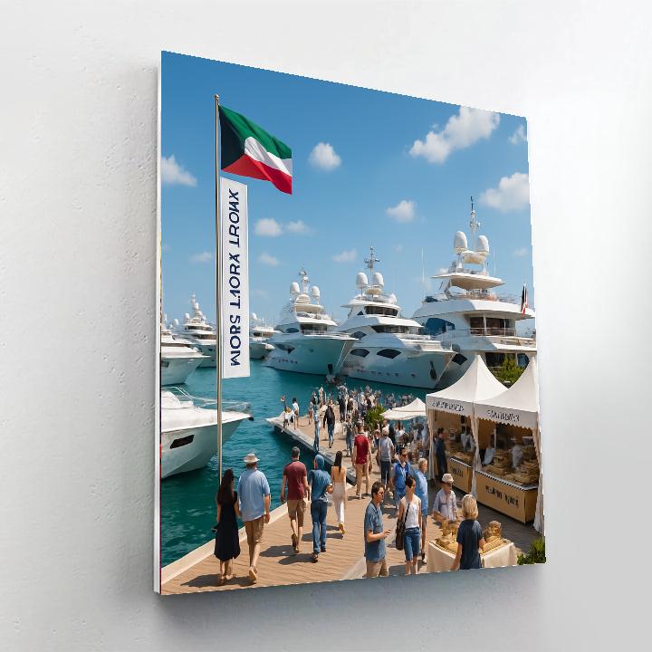 Kuwait Yacht Show Painting By Numbers Kit