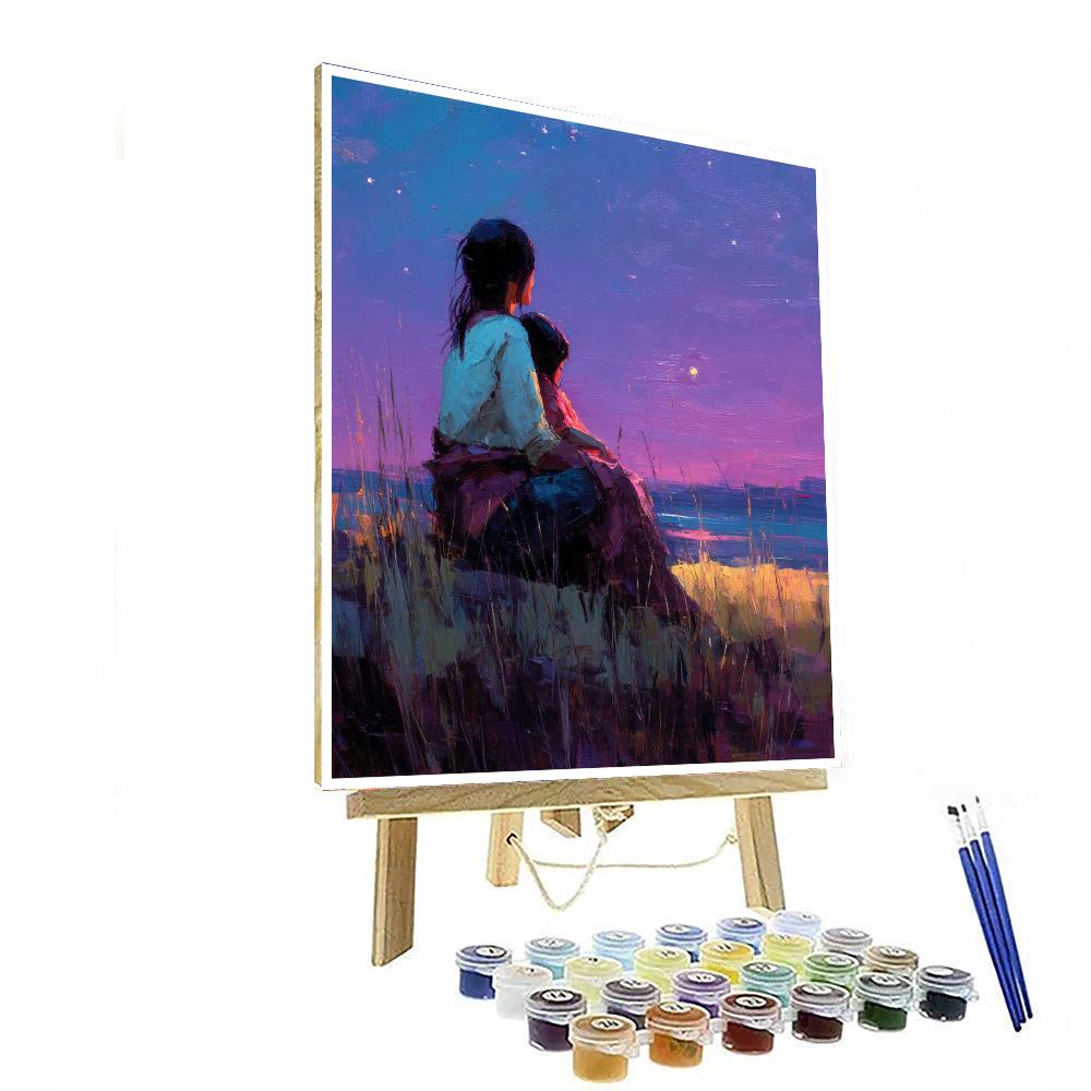 Twilight's Tender Hug Paint By Color