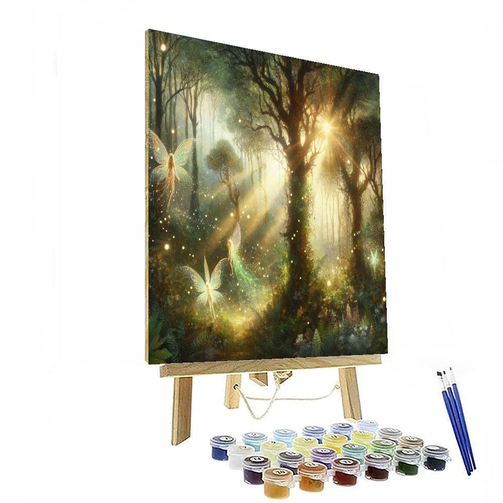 Fairy's Woodland Whispers DIY Paint By Numbers
