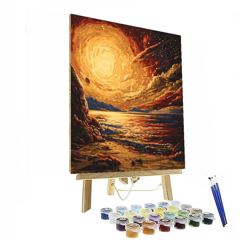 Caravaggio Inspired Cosmic Interlude  Paint By Numbers Kits