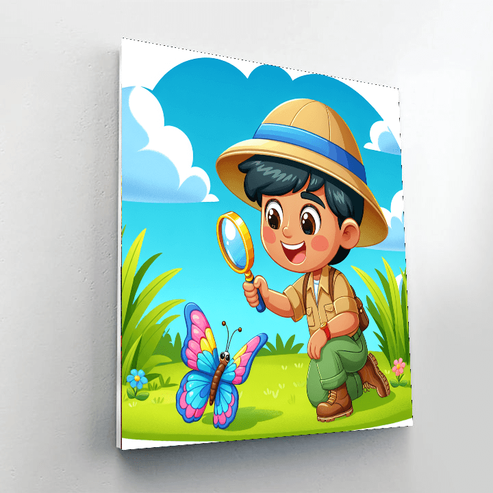 Enthusiastic Explorer Number Painting