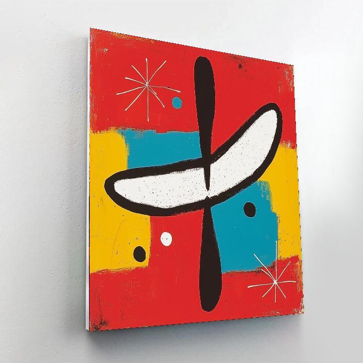 Joan Miró Inspired Eternal Play  Paint By Numbers Art