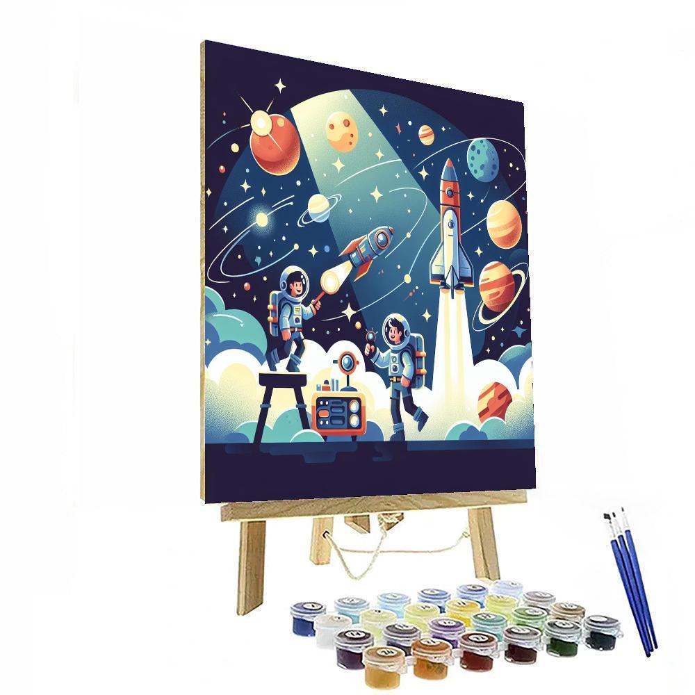 Galactic Journey Explorers Painting By Numbers Kit