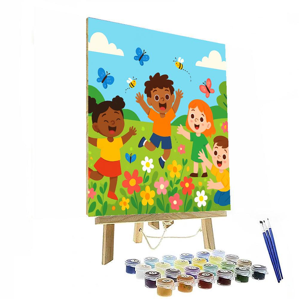 Festive Spring Fling DIY Paint By Numbers