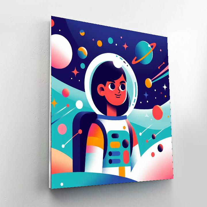 Galactic Adventure Exploration Painting Number Kit