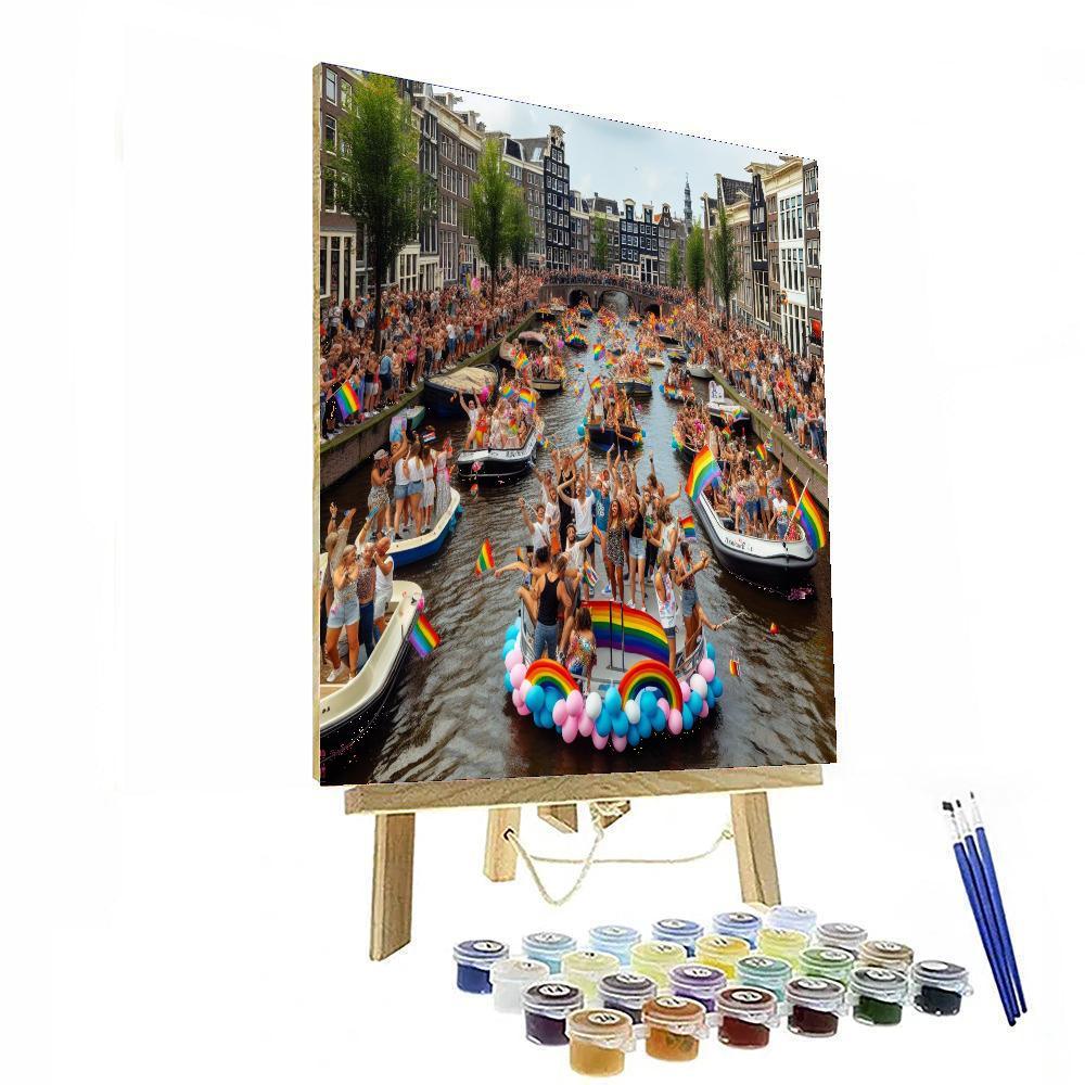 Pride Parade - Netherlands Paint By Numbers Kits