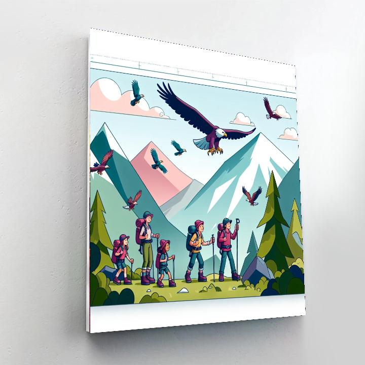 Mystic Mountain Exploration Paint By Numbers