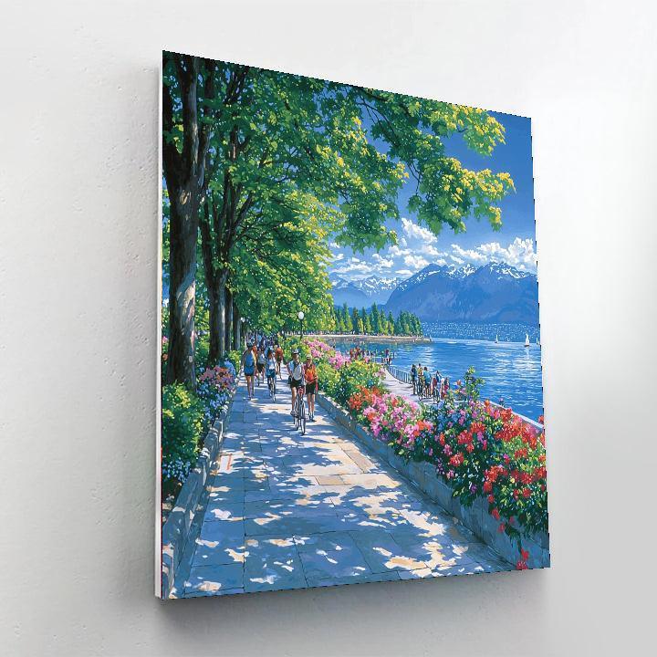 Vancouver Seawall - Canada Numbered Painting Kits