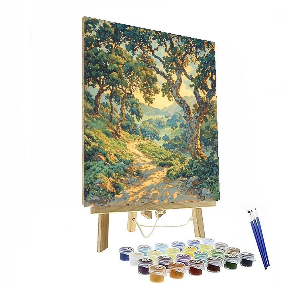 Alphonse Mucha Inspired Whispering Wilderness  Painting Number Kit