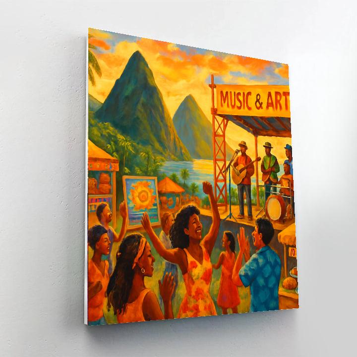 St. Lucia Jazz & Arts Festival - St. Lucia Paint By Numbers
