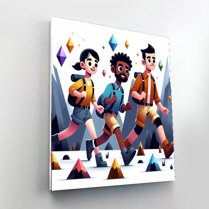Majestic Magic Mountain Painting By Numbers Kit