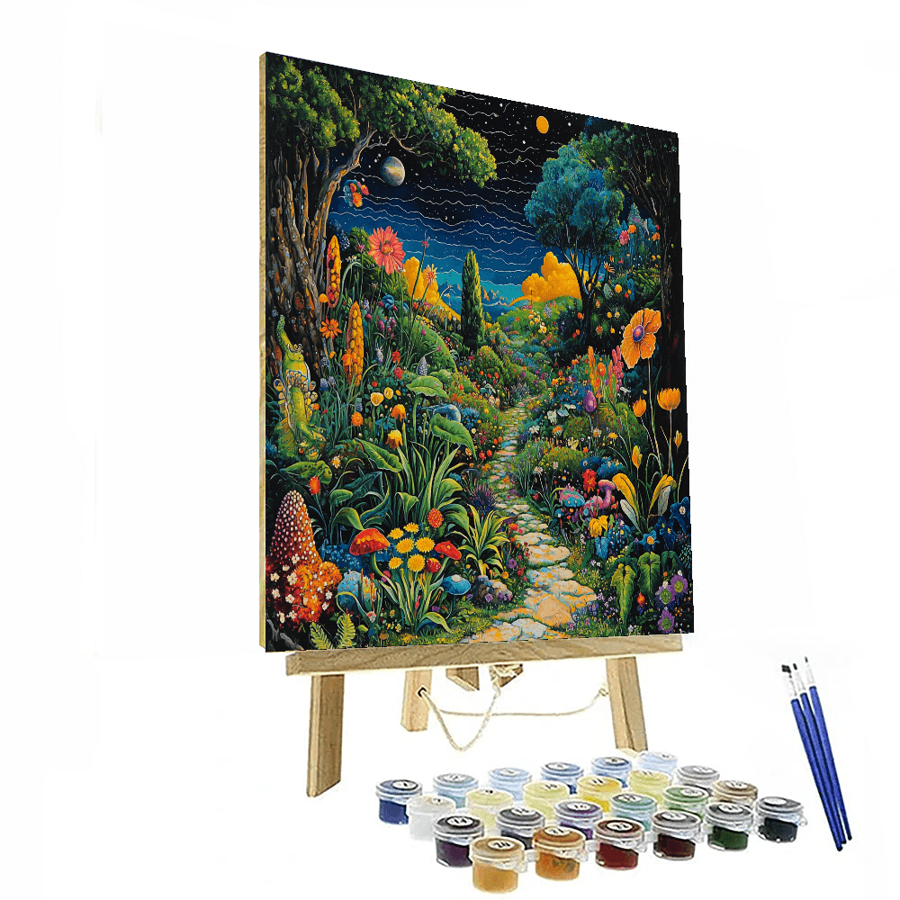 Salvador Dalí Inspired Surreal Gardens  Paint By Numbers