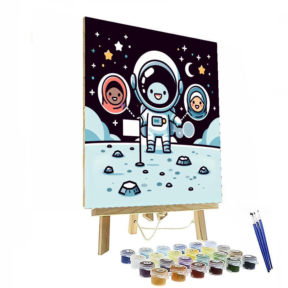 Lunar Expedition DIY Paint By Numbers
