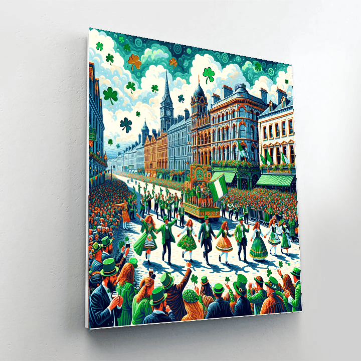 Saint Patrick's Day - Ireland DIY Paint By Numbers