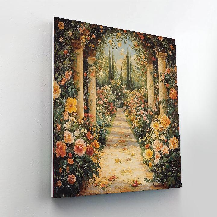 Botticelli Inspired Floral Renaissance Garden  Paint By Numbers Kits