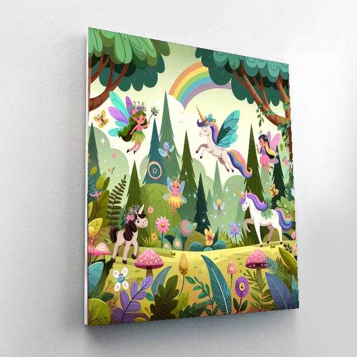 Epic Enchanted Forest Paint By Color