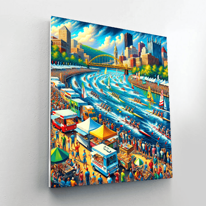 Pittsburgh Three Rivers Regatta - United States Paint By Color